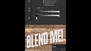 Texture Blend Effect in Photoshop #shorts #photoshop