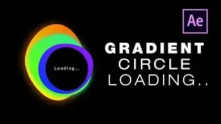 After Effects - Gradient Circle Loading Animation Tutorial