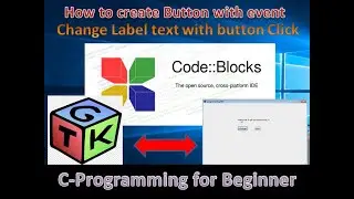 How to create button with event  Change Label text using button click