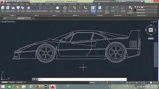 How to design Sports Car in Autocad !! Autocad (English) tutorial