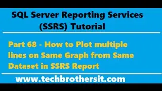 SSRS Tutorial 68 - How to Plot multiple lines on Same Graph from Same Dataset in SSRS Report