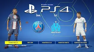 PSG vs OM FIFA 23 PS4 Gameplay Career Mode 4K HDR