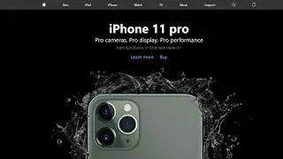 Cloning/Replica of Apple website using Html and CSS