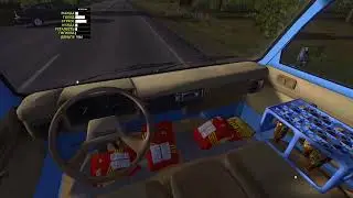 My summer car. ДТП при обгоне и тупость машин трафика