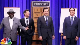 Pictionary with Ryan Seacrest and Cedric the Entertainer