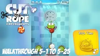 Cut The Rope Experiments Walkthrough Bath Time