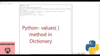 Python-values( ) method in Dictionary