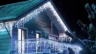 Гирлянда бахрома 12 м, 20 м, 25 м белый холодный