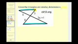 Solving for Unknown Values Using the Properties of Similar Triangles