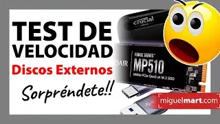 ⚠️ Que DISCO DURO EXTERNO ELEGIR 2021  Comparativa de VELOCIDADES USB 3 y USB C 👉 Test Velocidad!!