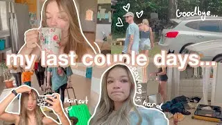 MY LAST DAYS IN THE U.S + OUR TRIP BACK TO ROMANIA✈️ │saying goodbyes, pool day,  packing, etc