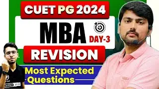 CUET MBA 2024 CRASH COURSE for CUET PG 2024 | 10 Days for CUET MBA 2024 | Day-3 Study Capital