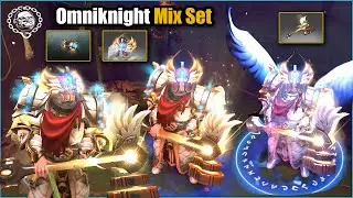 DOTA 2 Omniknight Epic Mix Set Immortal Fetters of Omniscience + Paragon's Rebuke + Adoring Wingfall