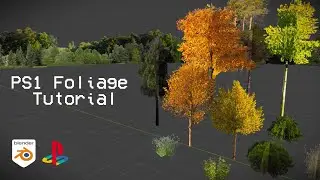 Blender PS1 Foliage tutorial (PS1 Style Vegetation)