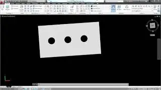 AutoCAD 3D Tutorial: How to create holes in a solid