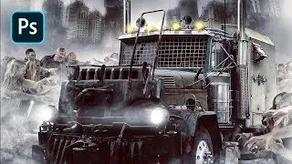 How I Created: Zombie Road Book Cover in Photoshop