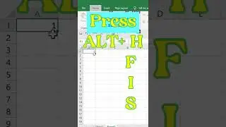 Simple Steps to add Serial Number in Excel #shorts #exceltips#excel #exceltricks #viralshort