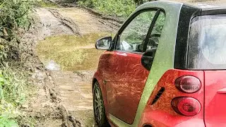Offroad on SmartFortwo / Moscow Road Rage