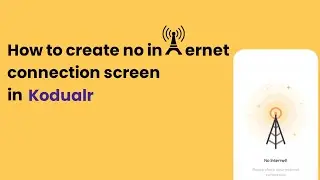 No Internet Screen in Kodular app | No internet connectivity Notifier | Kodular tutorial | in hindi