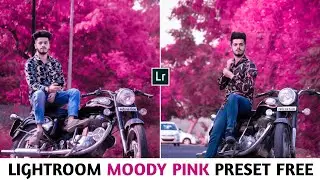 How to edit MOODY PINK in lightroom mobile | Lightroom photo editing | Lightroom preset |SAMIM EDITZ