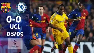 FC Barcelona (0-0) Chelsea  2008/2009 UCL semi final first leg