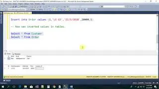 Foreign Key and Primary Key in SQL Server by query.