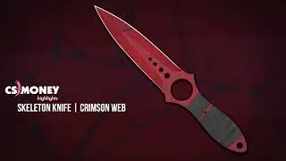 CS:GO | Skeleton Knife - Crimson Web