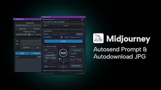 MidGen & MidBot - Midjourney Automation Tools - Autosend Prompt & Download JPG