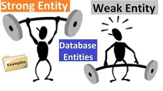 DBMS - STRONG entity Vs WEAK entity | Difference between Strong Entity and Weak Entity | database