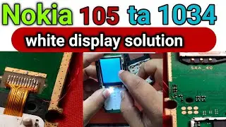 nokia 105 white display solution | nokia ta 1034 white display problem | nokia ta1034 graphic jumper