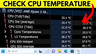 How to Check CPU Temp in Windows 10/11 (Tutorial)