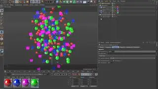 Уроки Cinema 4D:Cinema 4D...Урок на тест цифры....MoGraph, объект клон...