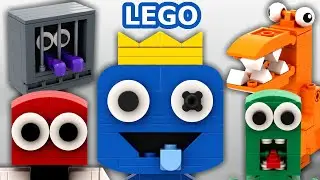 All LEGO Rainbow Friends (Blue, Green, Orange, Purple & Red)