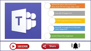 Microsoft Teams - Video Tutorial 11 - Google Form as Assignment in Microsoft Teams