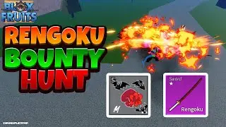 NEW Rengoku + Sanguine Art is OP! (Update 20 Blox Fruits Bounty Hunting)