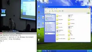 OpenSecurityTraining: Exploits 2: Exploitation in the  Windows Environment (day 3, part 1)