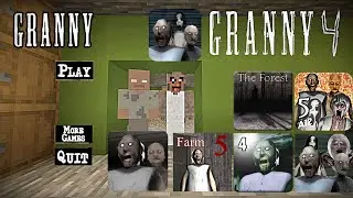 GRANNY ALL FANMADE GAMES MINECRAFT GAMEPLAY