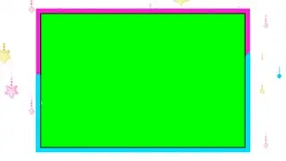 White animated background Neon rectangular frame - Free Green Screen