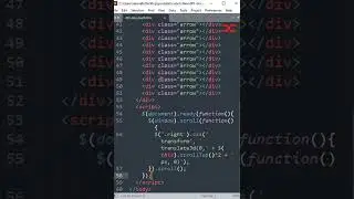 Reverse Scroll HTML CSS jQuery