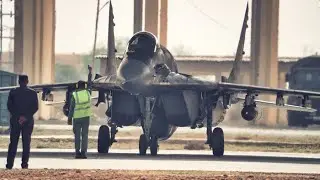 INDIAN AIR FORCE MiG-29 Rolling Out | RAW VIDEO