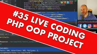 Live PHP Coding Stream #35 Creating OOP course for FreeCodeCamp - Creating Integration Tests