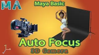 Autofocus for Depth of Field Arnold Maya || Follow Focus Maya 2018 Arnold Maya tutorial || Ak Studio