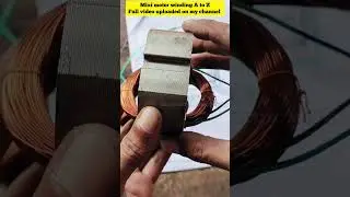 Mixi motor winding|Mixer winding connection  