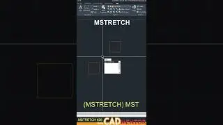 Mstretch #26  | AutoCAD tutorial for beginners | AutoCAD basics