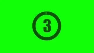 Count down green screen - green screen timer - green screen effect