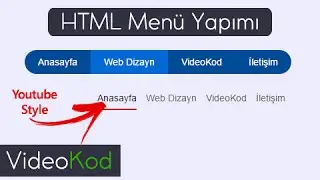 HTML Menu Tutorial