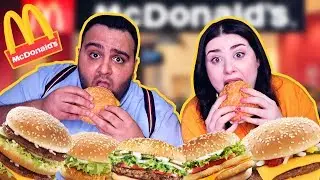 MCDONALDS'TAKİ TÜM MENÜLERİ YEDİK! MUKBANG ft. ELİF YALÇIN