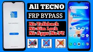 2024 All Tecno Frp Bypass New Trick ||  Unlock Google Ac - NO SIM Lock NO Apps Without PC 100% Done