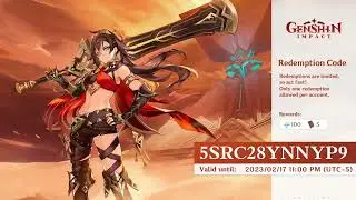 Genshin impact 3.5 Livestream redeem code