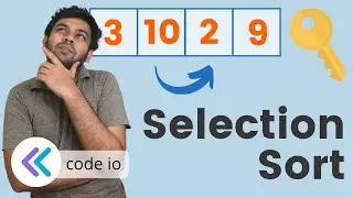 Selection Sort - Algorithms | DSA |#100DaysOfCode | code io Tamil